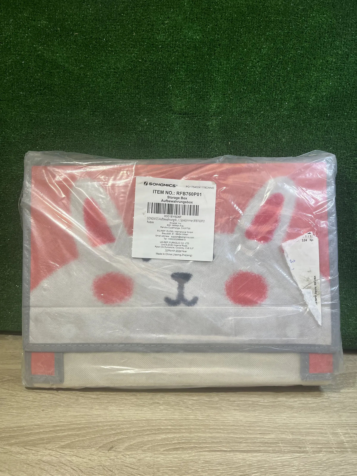 Caja Almacenaje Tela Infantil SONGMICS