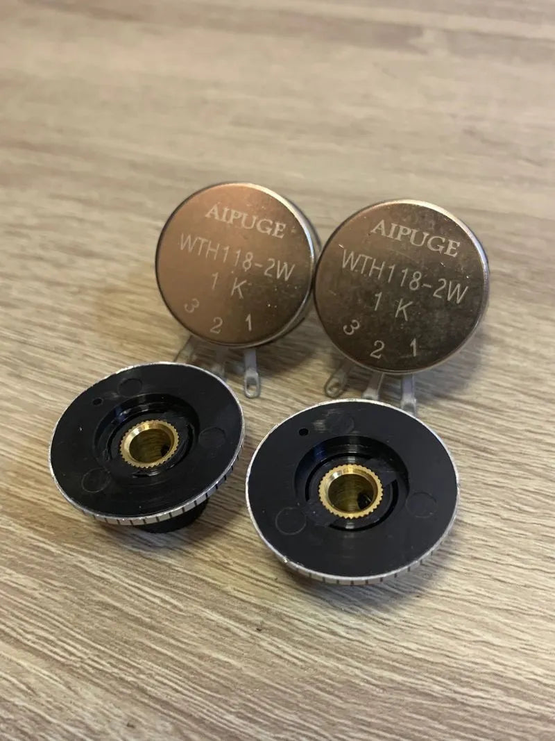 2 potenciómetros lineales de carbono