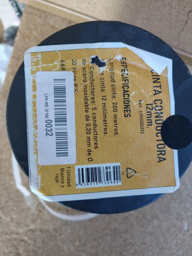 Bobina Cinta Conductora 200Mts