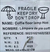 Lumineca Lámpara de pie con dos tulipas metálicas