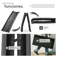 Rampa para mascotas negra