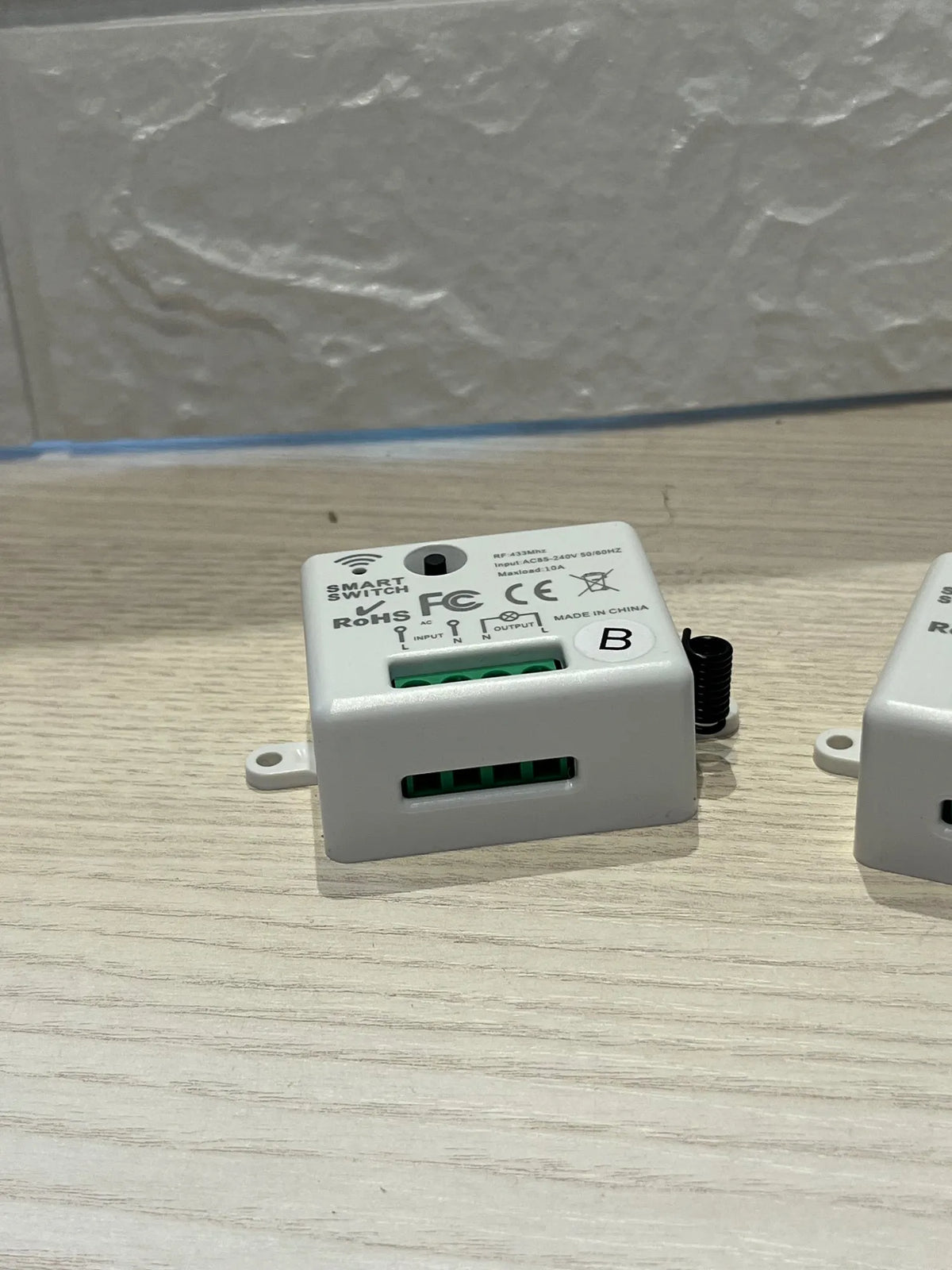 Kit de 2 interruptores inalámbricos de ida y vuelta