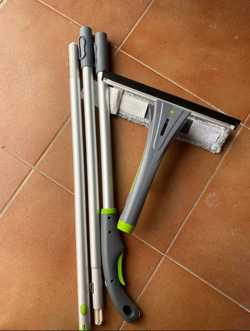 Limpiacristales con mango extensible
