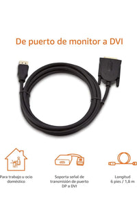 Amazon Basics - Cable de DisplayPort