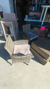 Set de 4 Sillones en Ratán