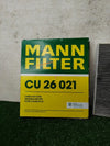 MANN-FILTER CU 26 021 Filtro de aire de cabina