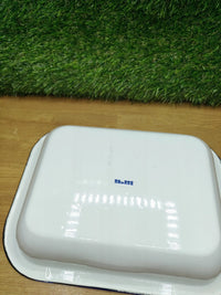 Plato pequeño rectangular esmaltado IBILI