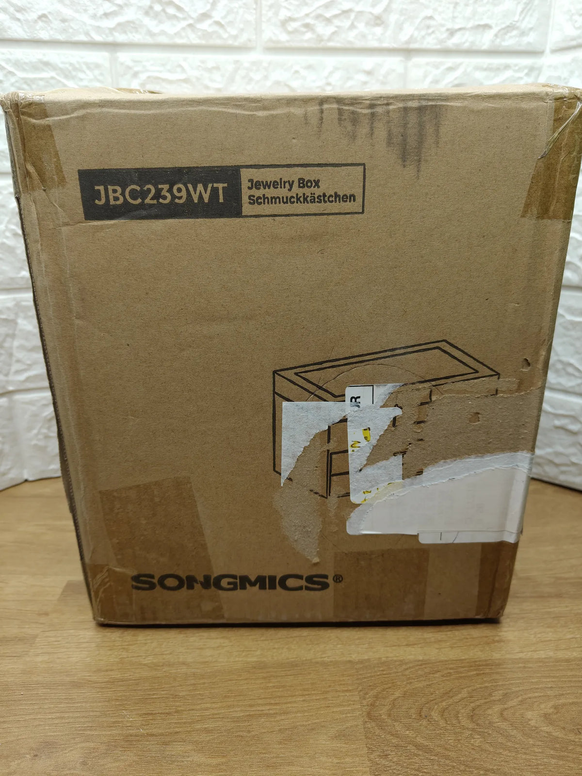Caja de joyas SONGMICS