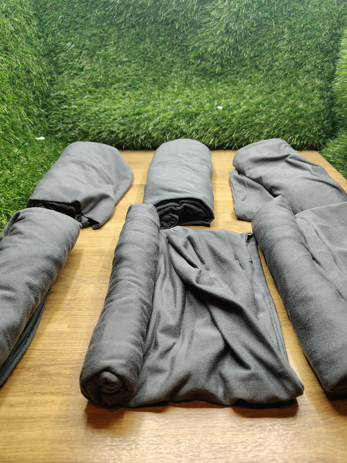 Pack 6 fundas sillas Gris Oscuro