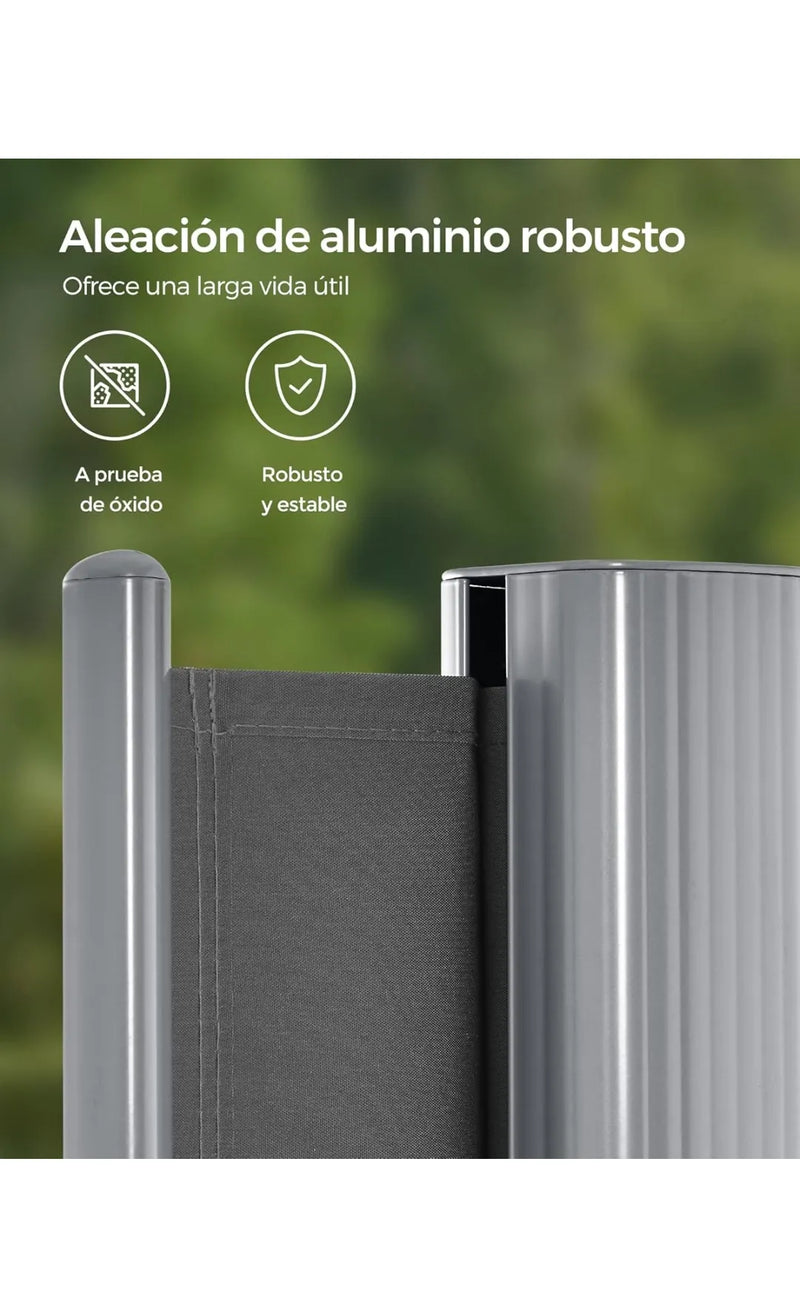 Toldo Lateral de Aluminio, Extensible, 160 x 300