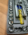 NUZAMAS Juego de 38 llaves de enchufe