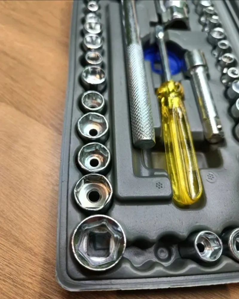 NUZAMAS Juego de 38 llaves de enchufe