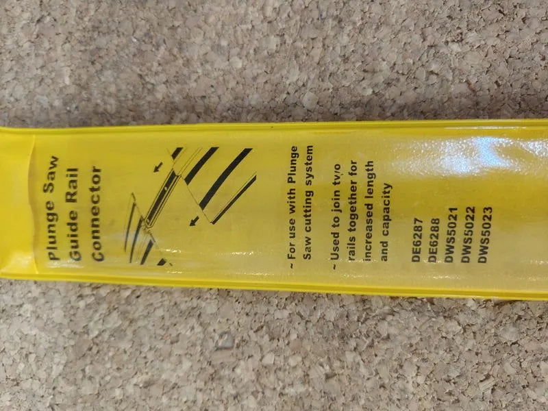 Barra de unión para usar con railes guía DeWalt