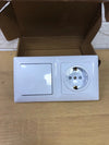 Interruptor doble con base schuko
