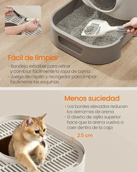 Arenero cerrado para gatos XXL