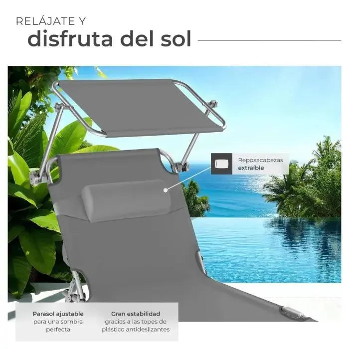 Tumbona para exterior y jardín