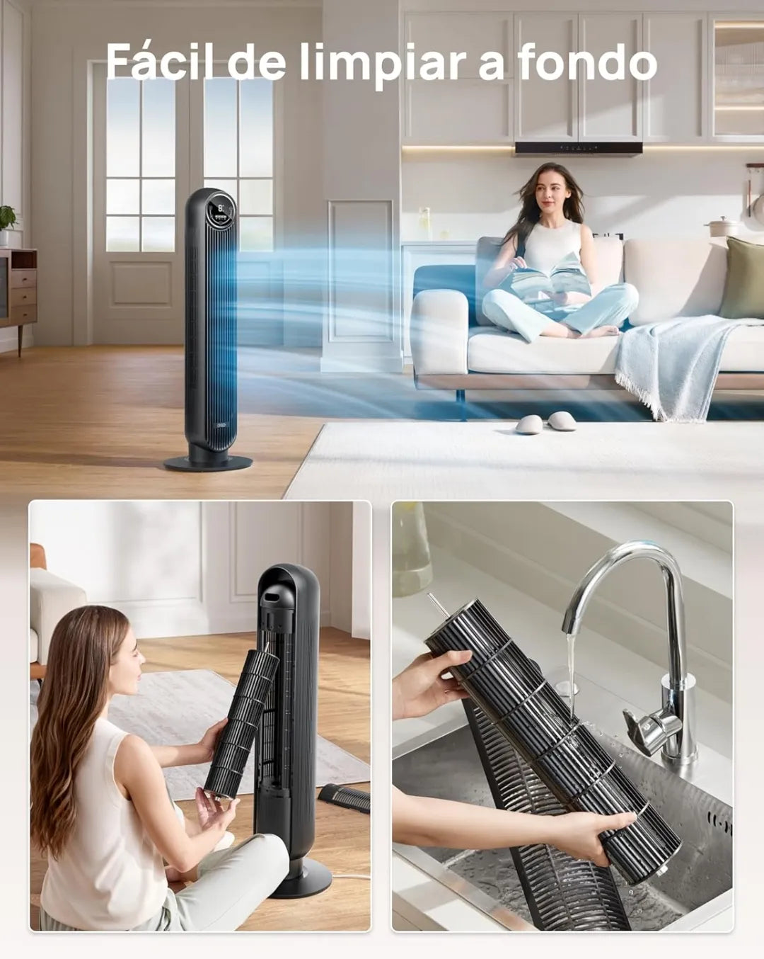 Ventilador de Pie - Dreo 20dB