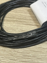 CORDÓN DE Cuero Negro 2 MM x 5 M INNSPIRO