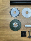 Mini sierra circular de mesa de 100W