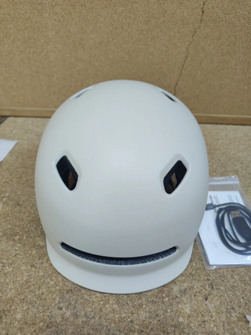 Casco con luz trasera talla M Smart4U