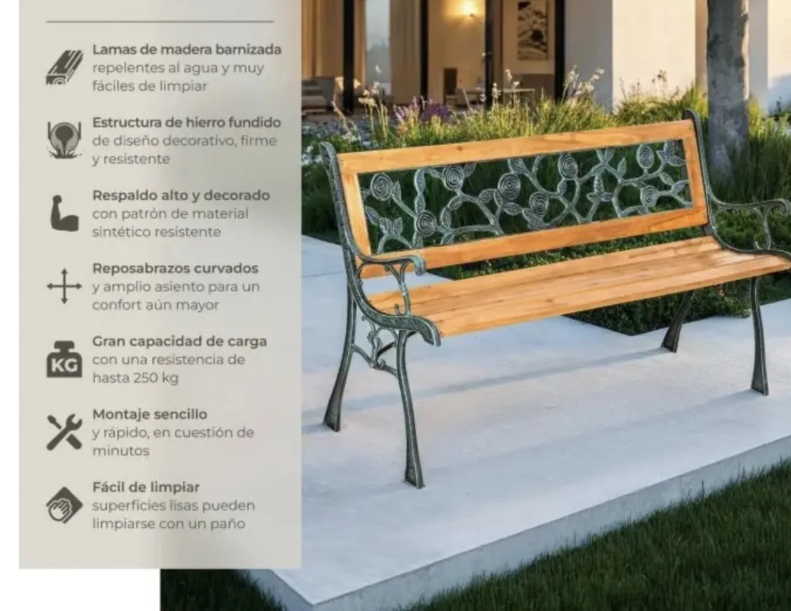 Banco de jardín