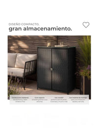 Armario de jardín de aluminio MONZA