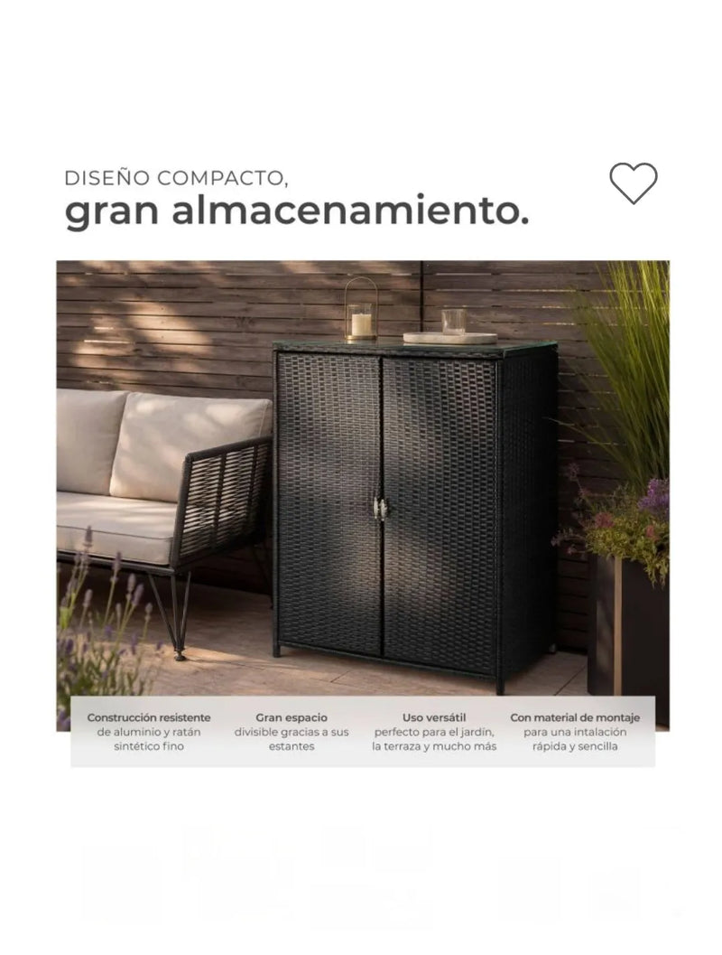 Armario de jardín de aluminio MONZA