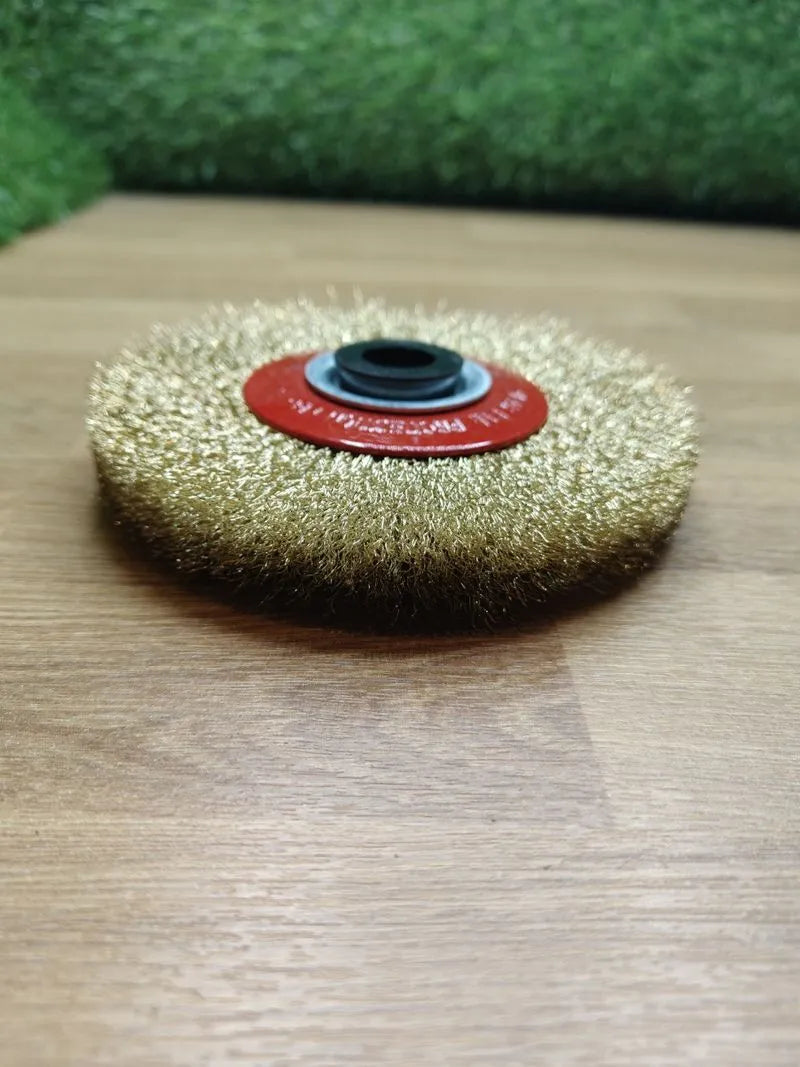 Rueda de acero latonado  125mm