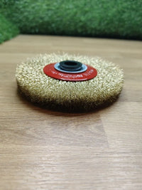 Rueda de acero latonado  125mm