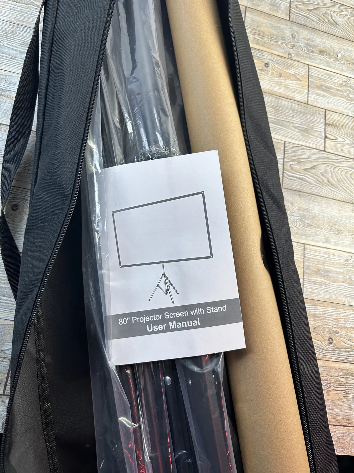 Pantalla proyector con trípode