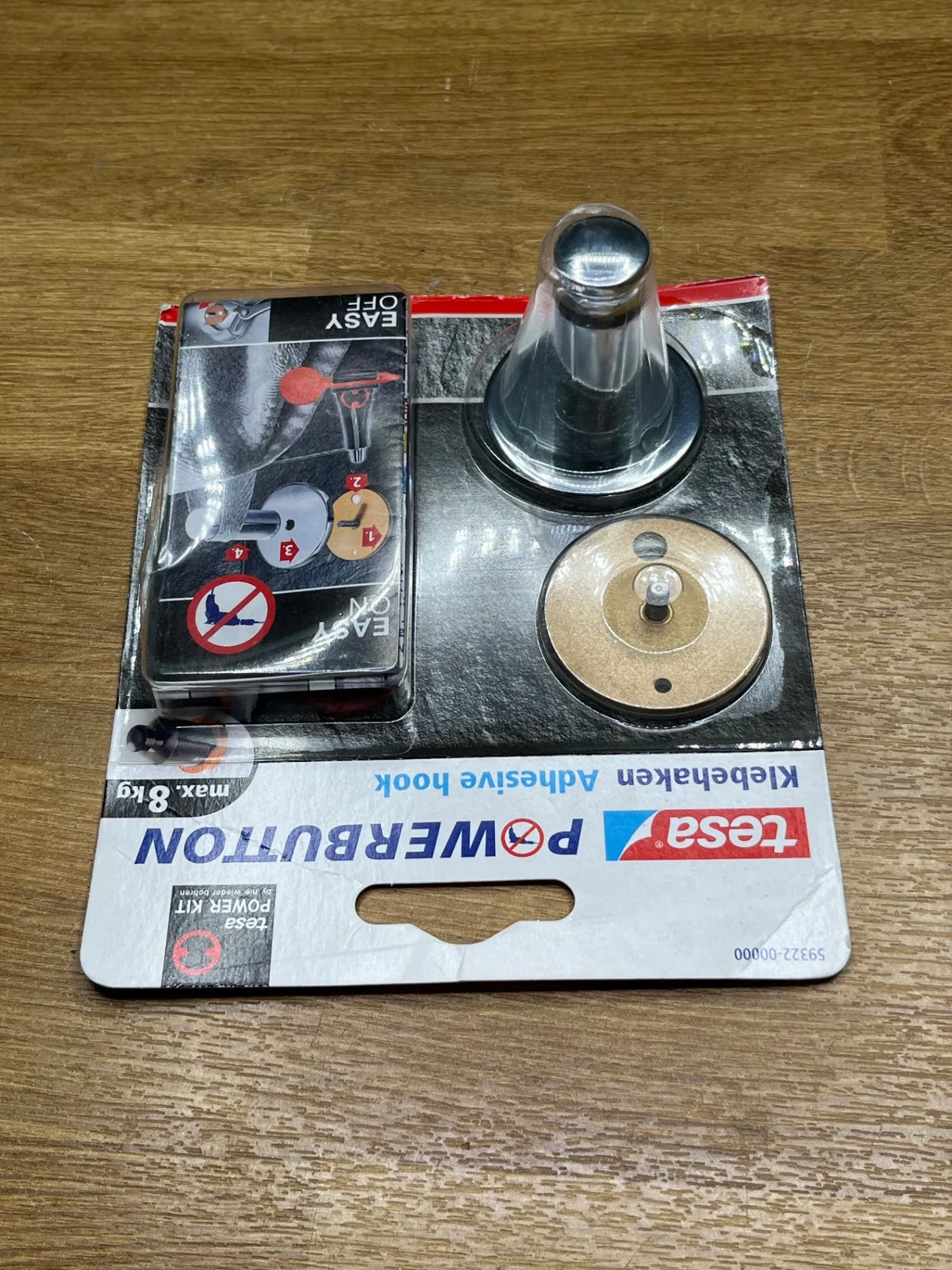 Gancho Adhesivo Universal para Pared 8kg tesa