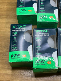 8 Bombillas LED E27-8,5W V-TAC