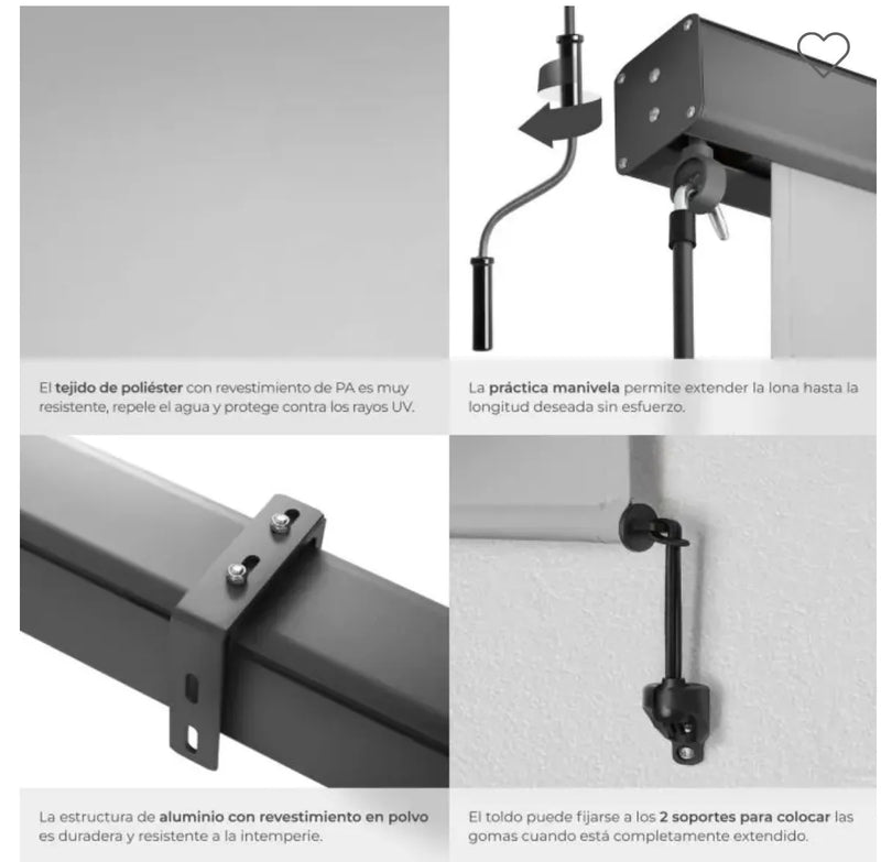 Toldo Estor vertical