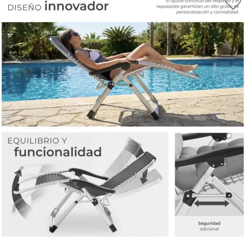 Tumbona plegable