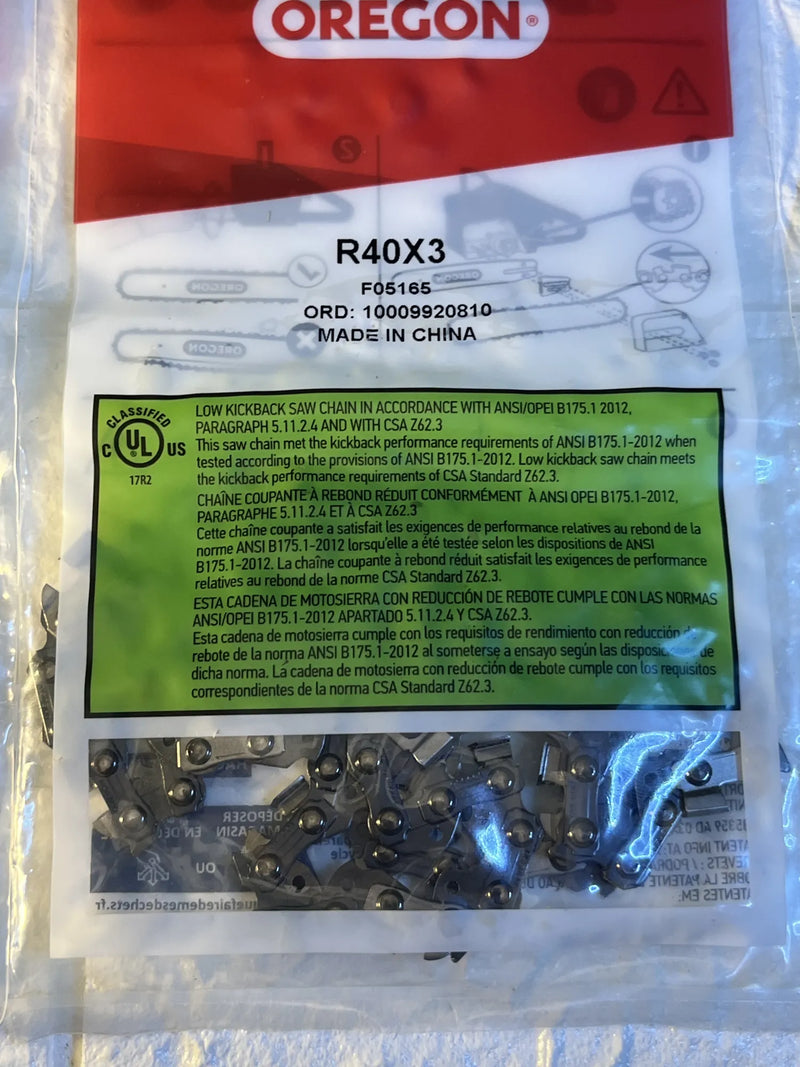 Pack de 3 Cadenas de Motosierra Oregon