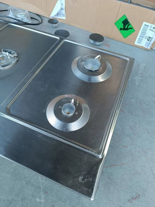 Placa de gas, 5 Zonas de Cocción, Control de llam