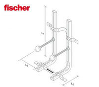 Soporte de fijación de inodoro - Fischer