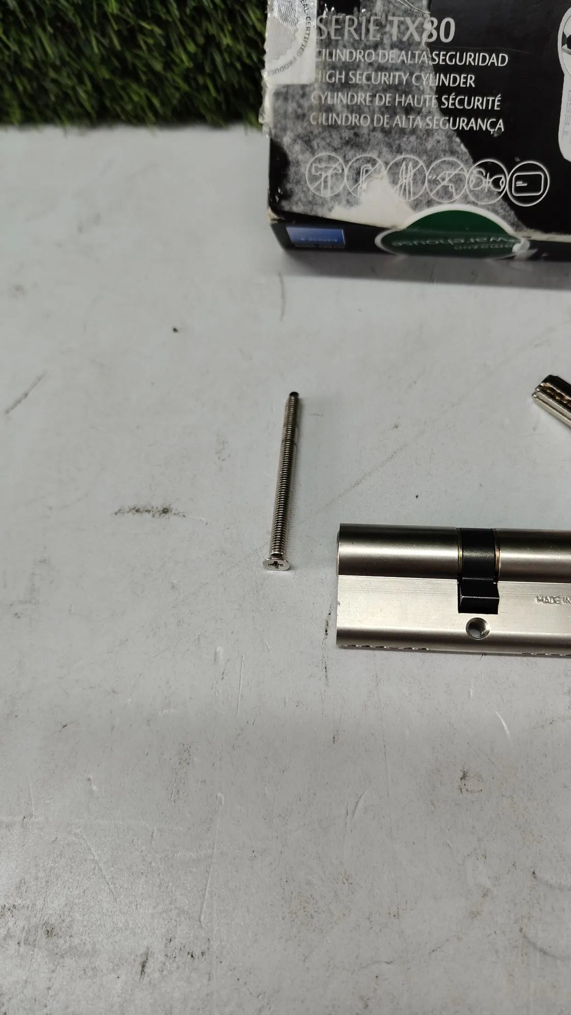Cilindro europeo T60, 35 x 35 mm