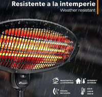 Calefactor por infrarrojos de 3 temperaturas - Tresko