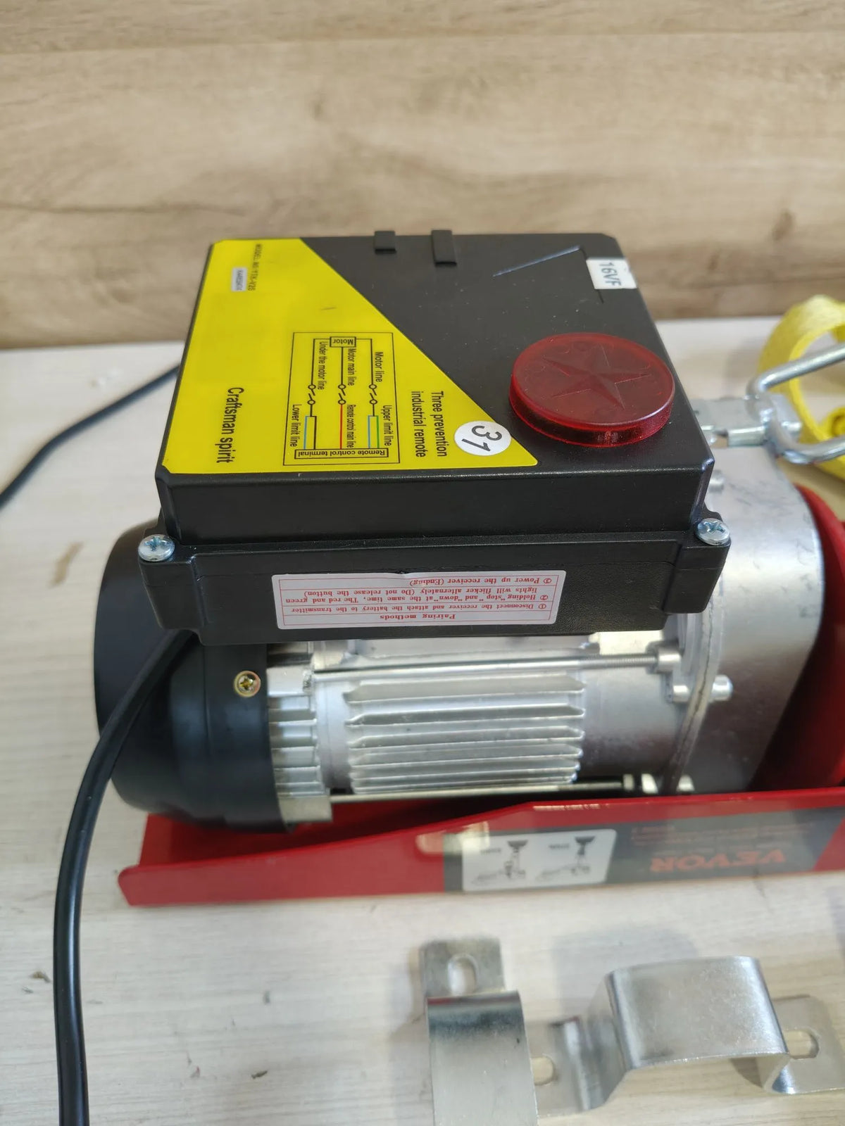 Polipasto Eléctrico de Cable 250 kg 510 W