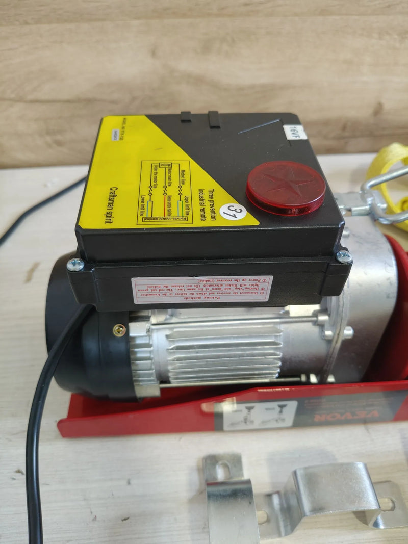 Polipasto Eléctrico de Cable 250 kg 510 W