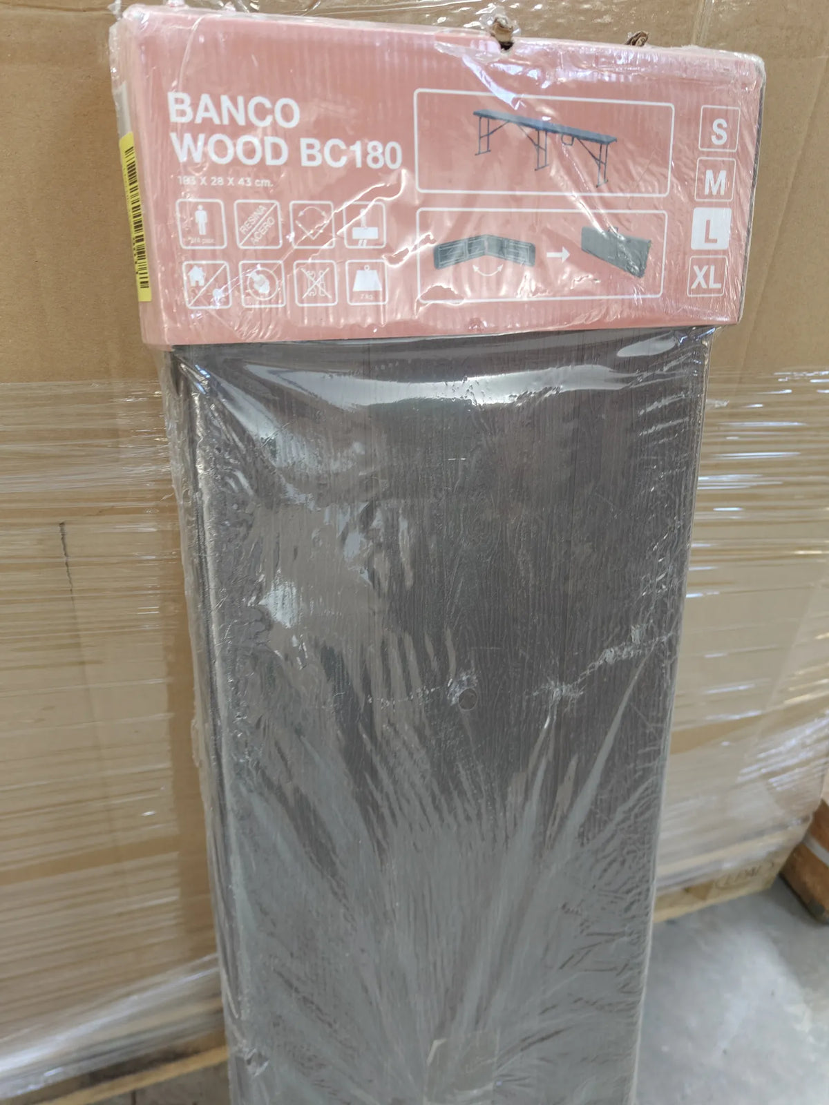 Pack de 2 bancos 180cm - KG KITGARDEN