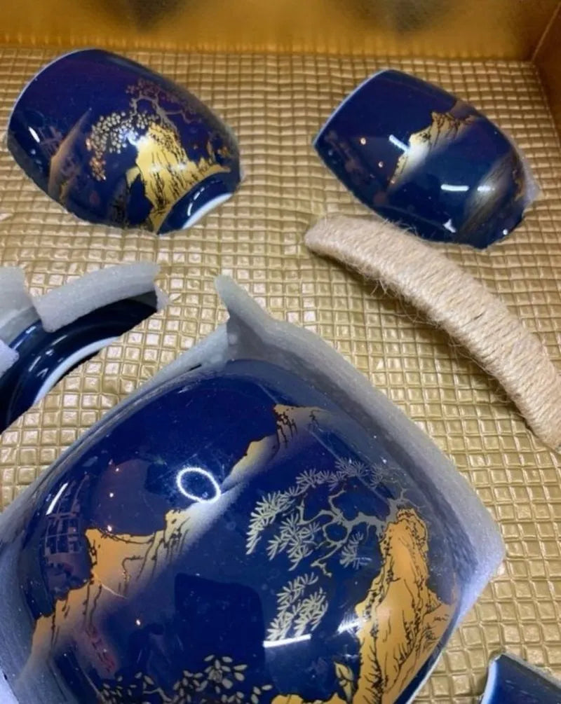 Juego de Té de Porcelana Vintage