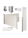 Toldo doble lateral de aluminio 2x6m