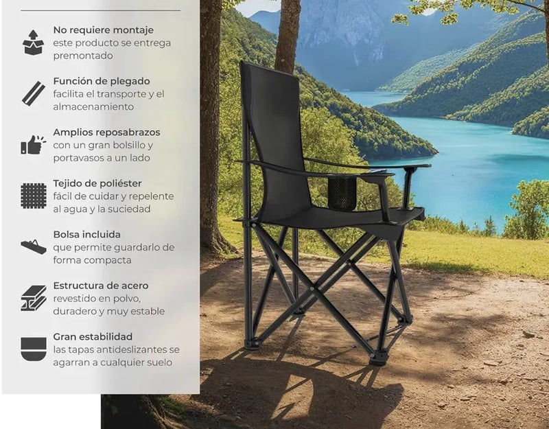 Set sillas plegables