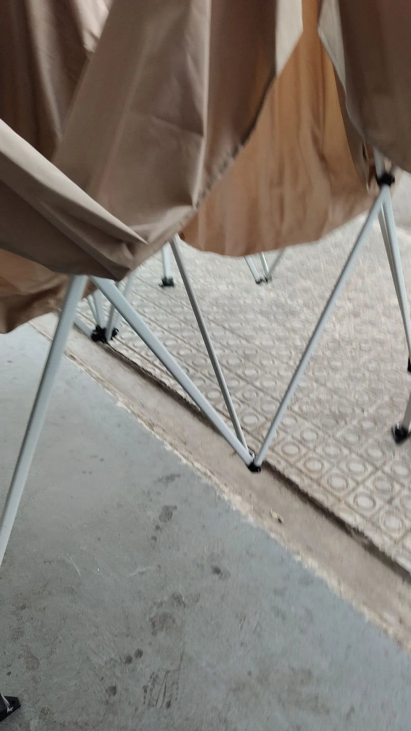 Carpa Plegable 3x3m Cenador de Jardín Impermeable