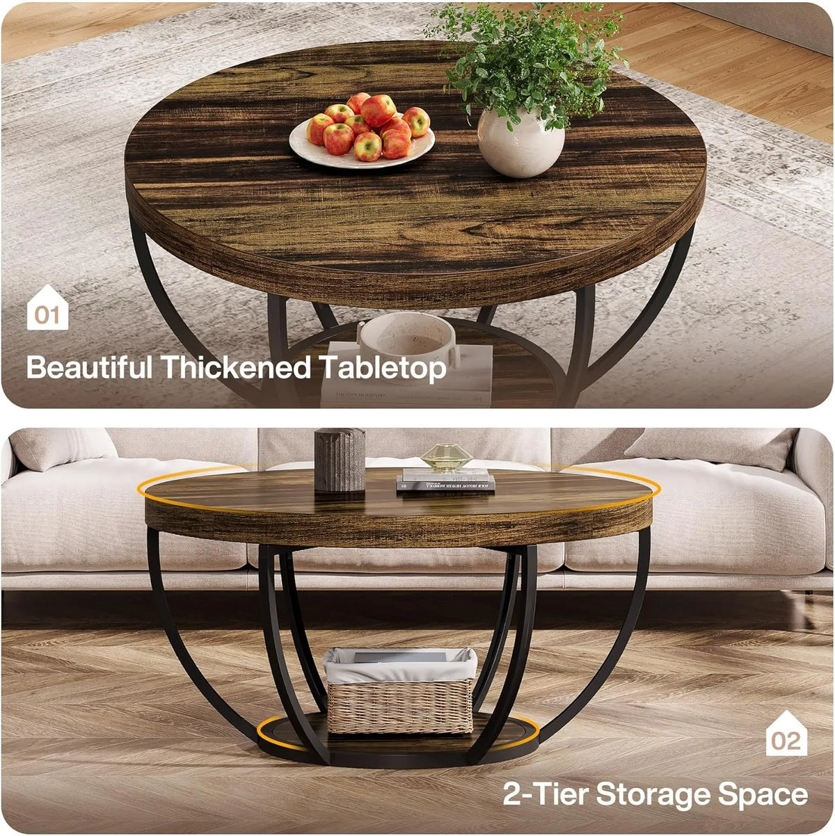 Mesa de centro de madera
