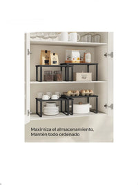 Estante para Especias Negro