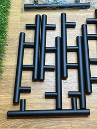 Tirador Cocina Acero Inoxidable Negro Mate