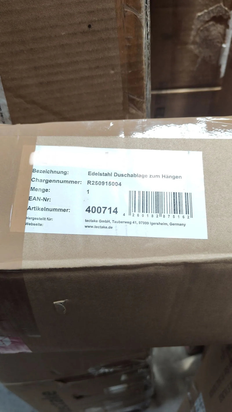 Estantería de ducha para colgar, 3 estantes